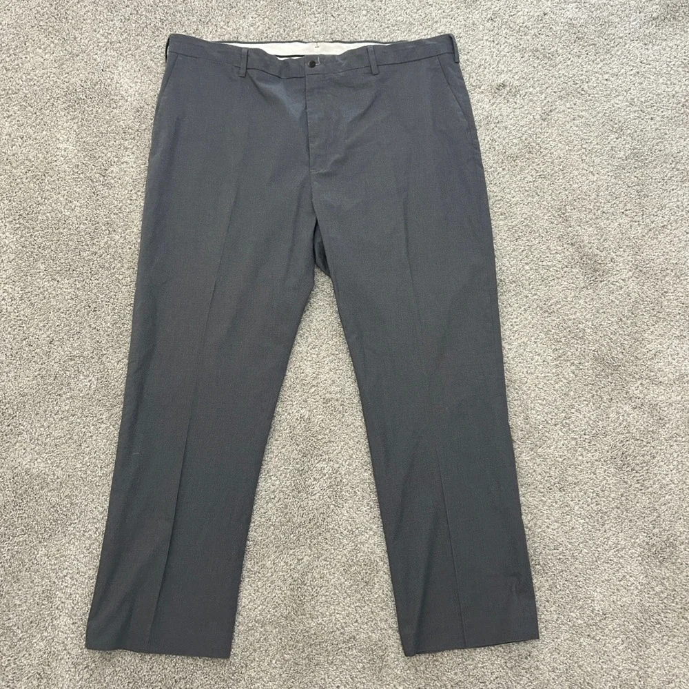 Polo Ralph Lauren Dress Pants 42X30‎ Gray Stretch Classic Fit Trousers Cotton